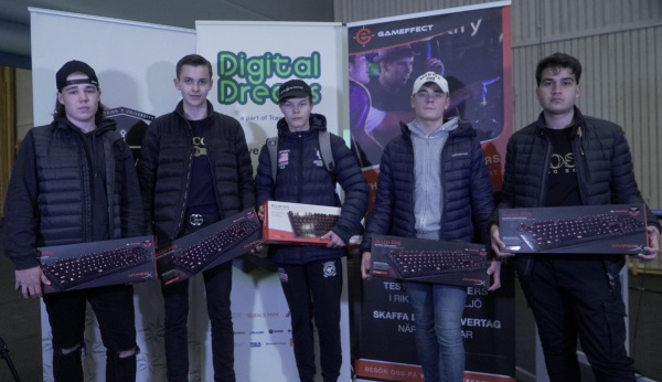 Vettergymnasiet esport vann hela turneringen Corehack Rise 2019 i Counter-Strike